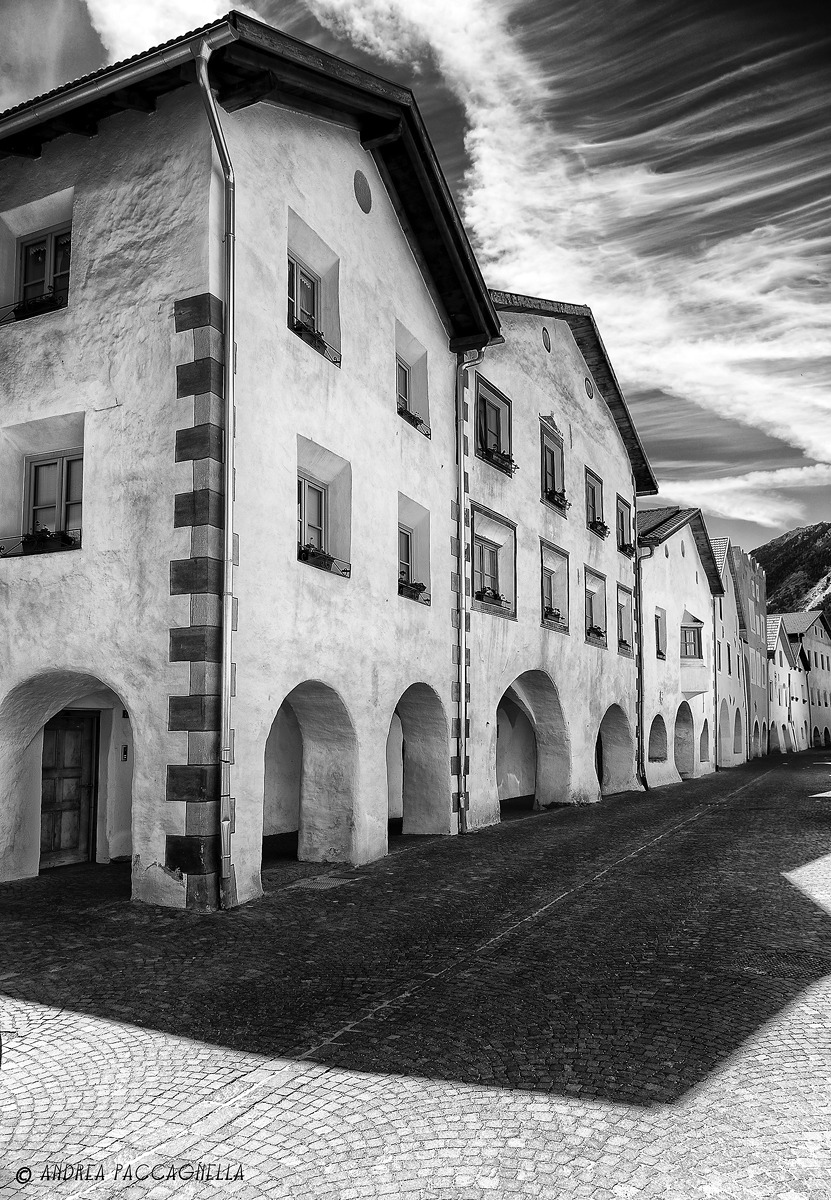 The arcades of Glorenza