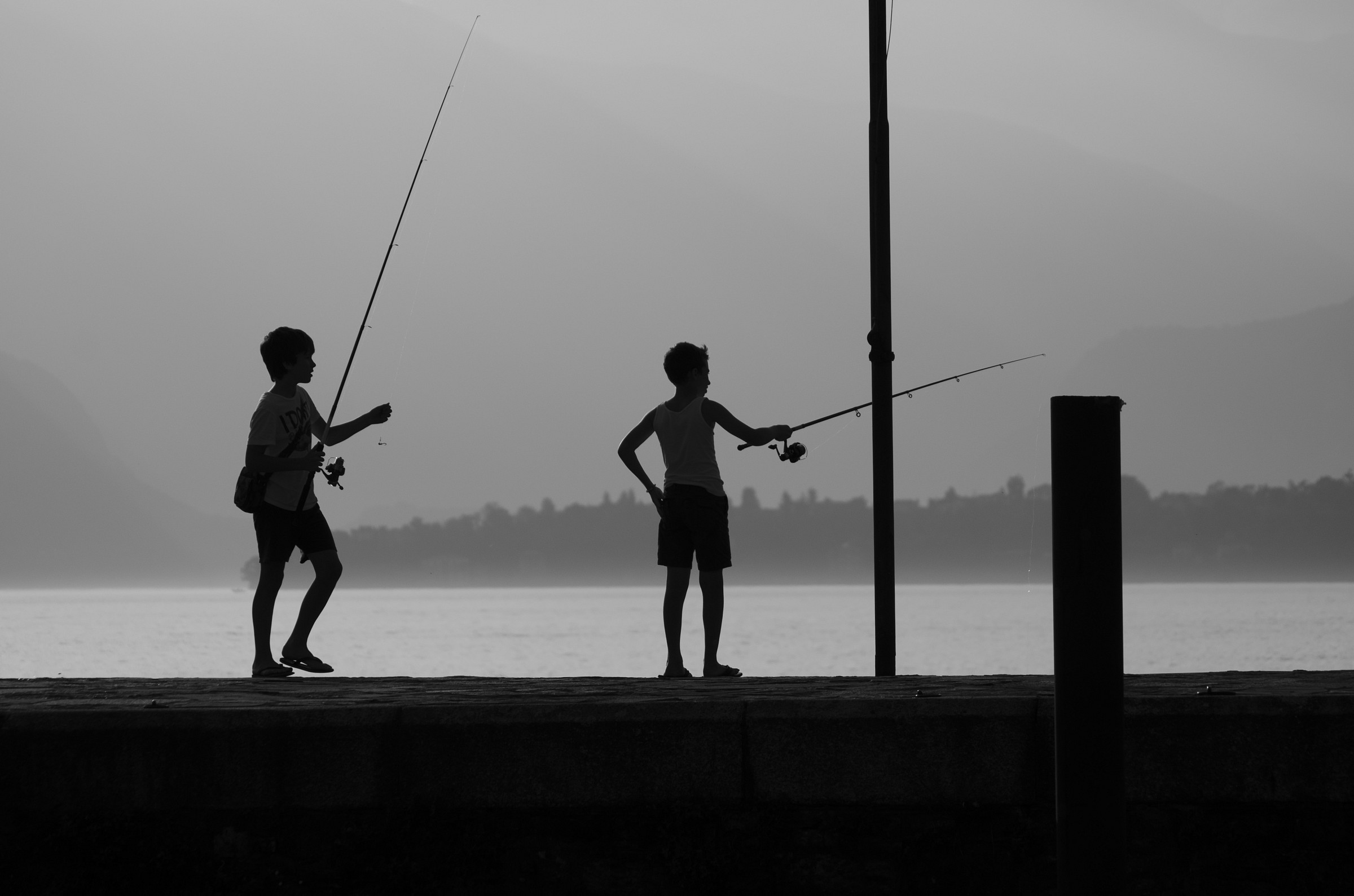 young fishermans