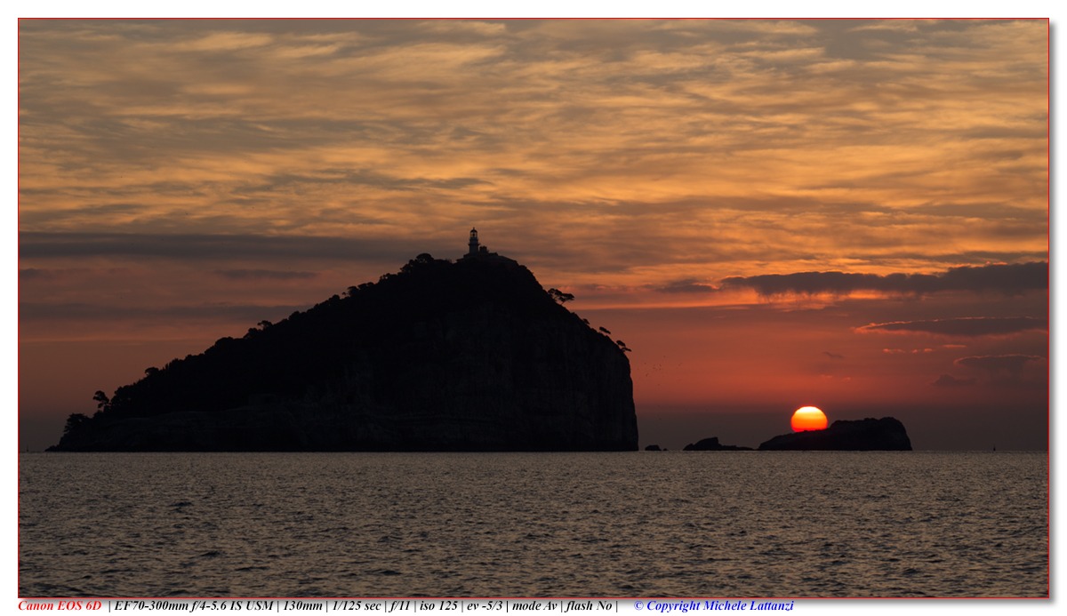 Alba all' Isola del Tino e del Tinetto