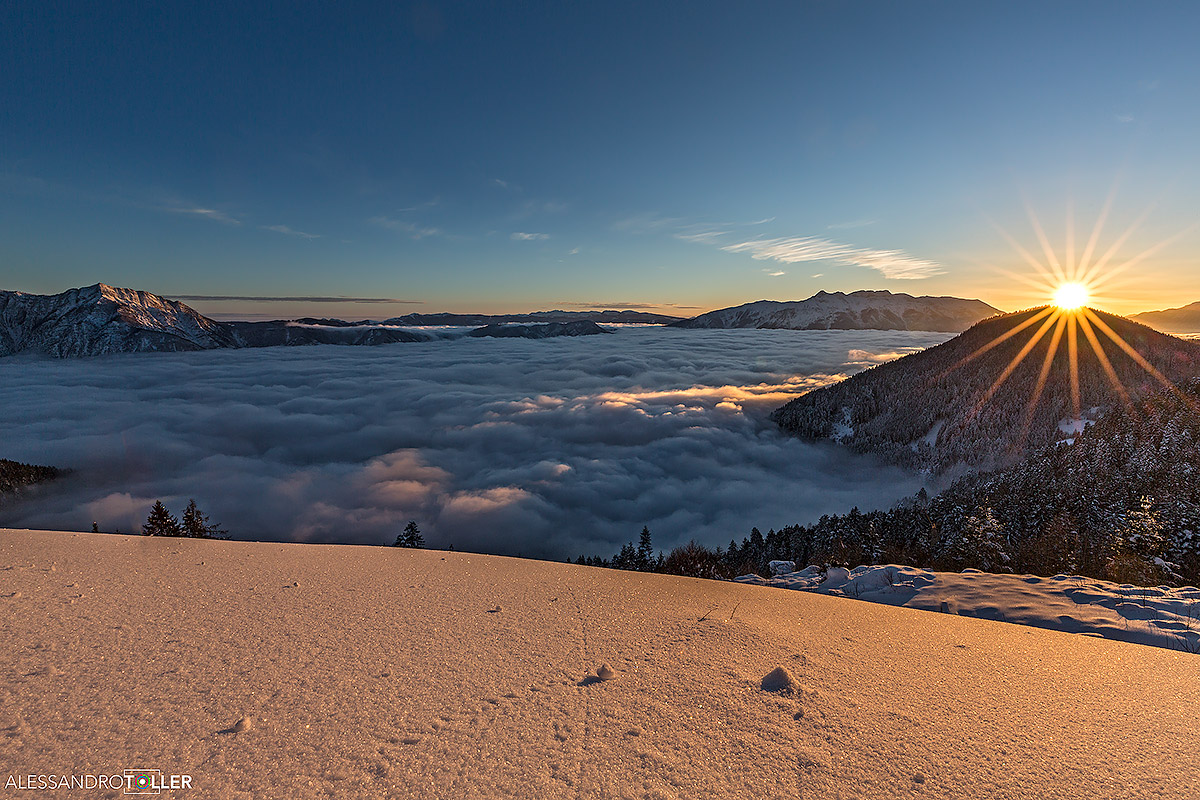 Tramonto in Valsugana (Trentino)