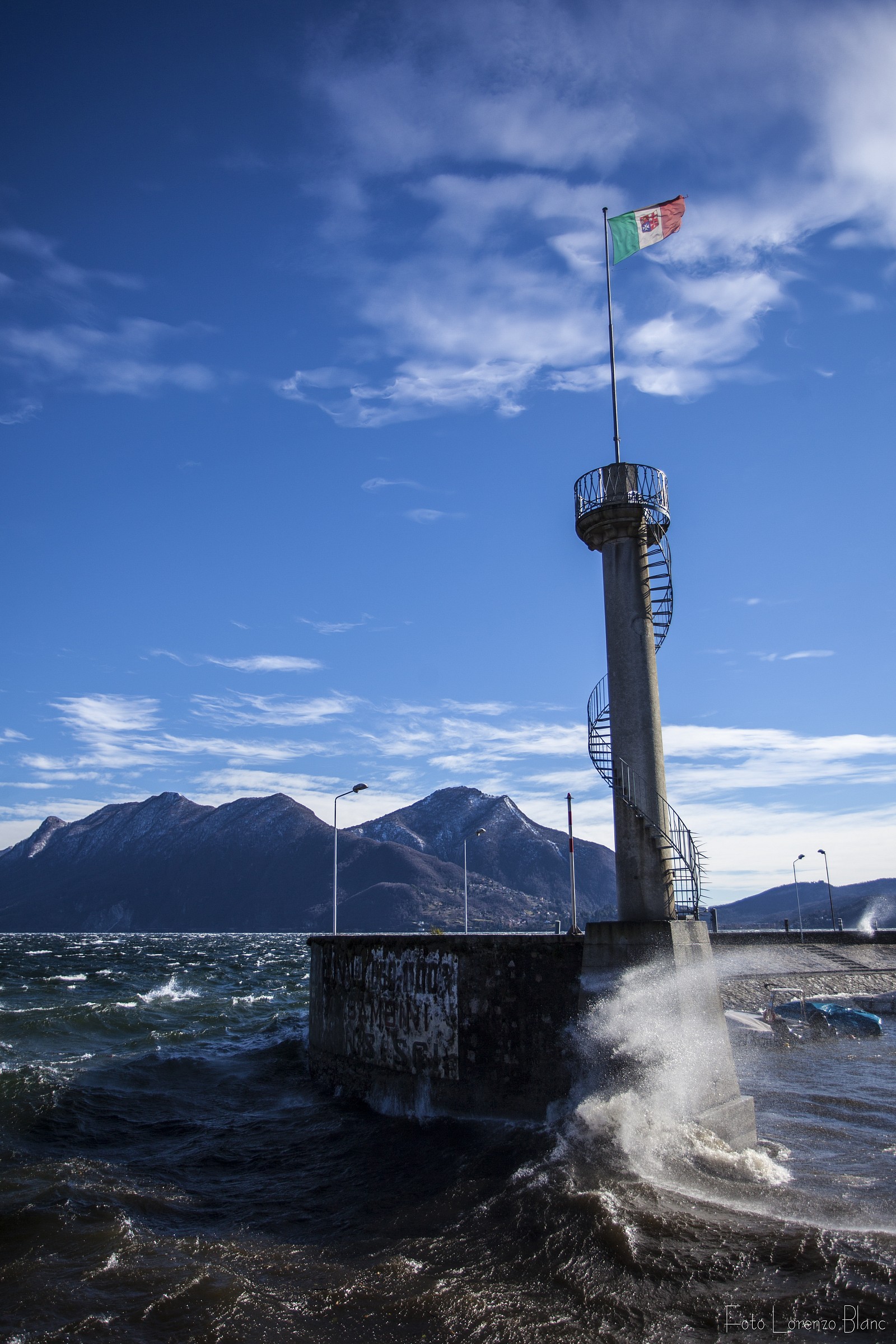 Vento forte sul Lago Maggiore