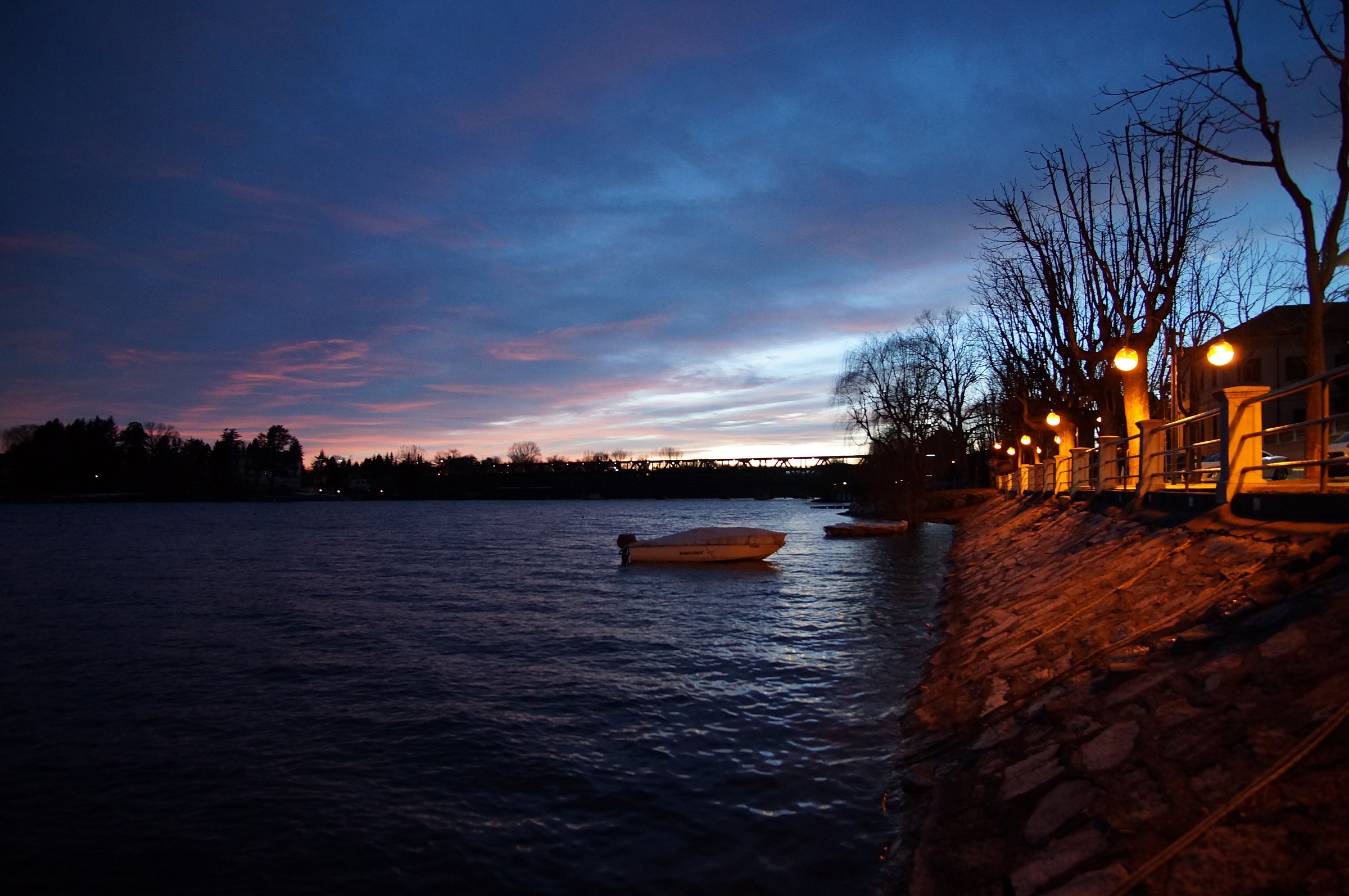 Sunset of a February day