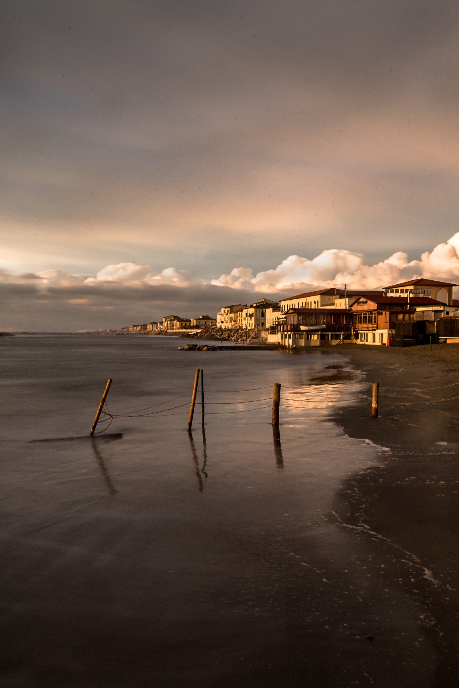 Libecciata in marina ...