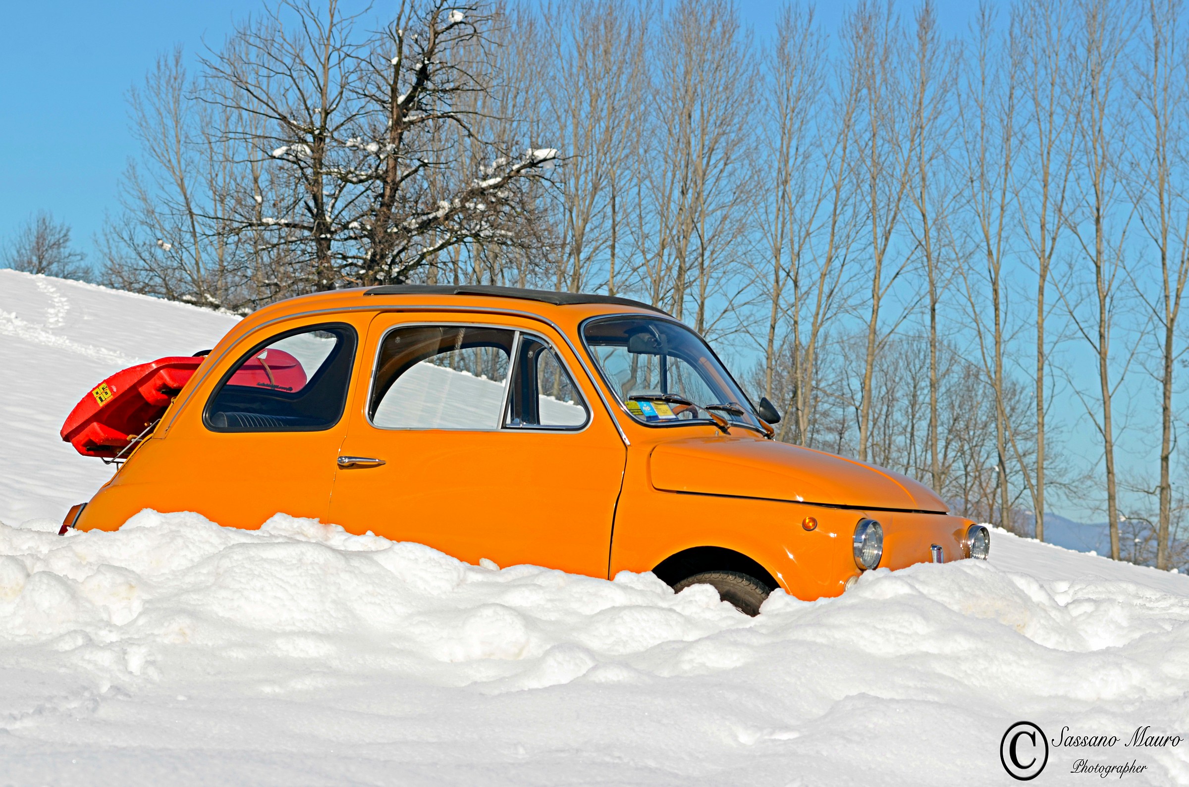 Gita in Fiat 500 e bob