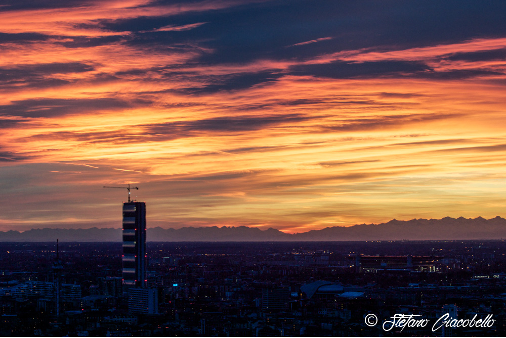 Milan - sunset