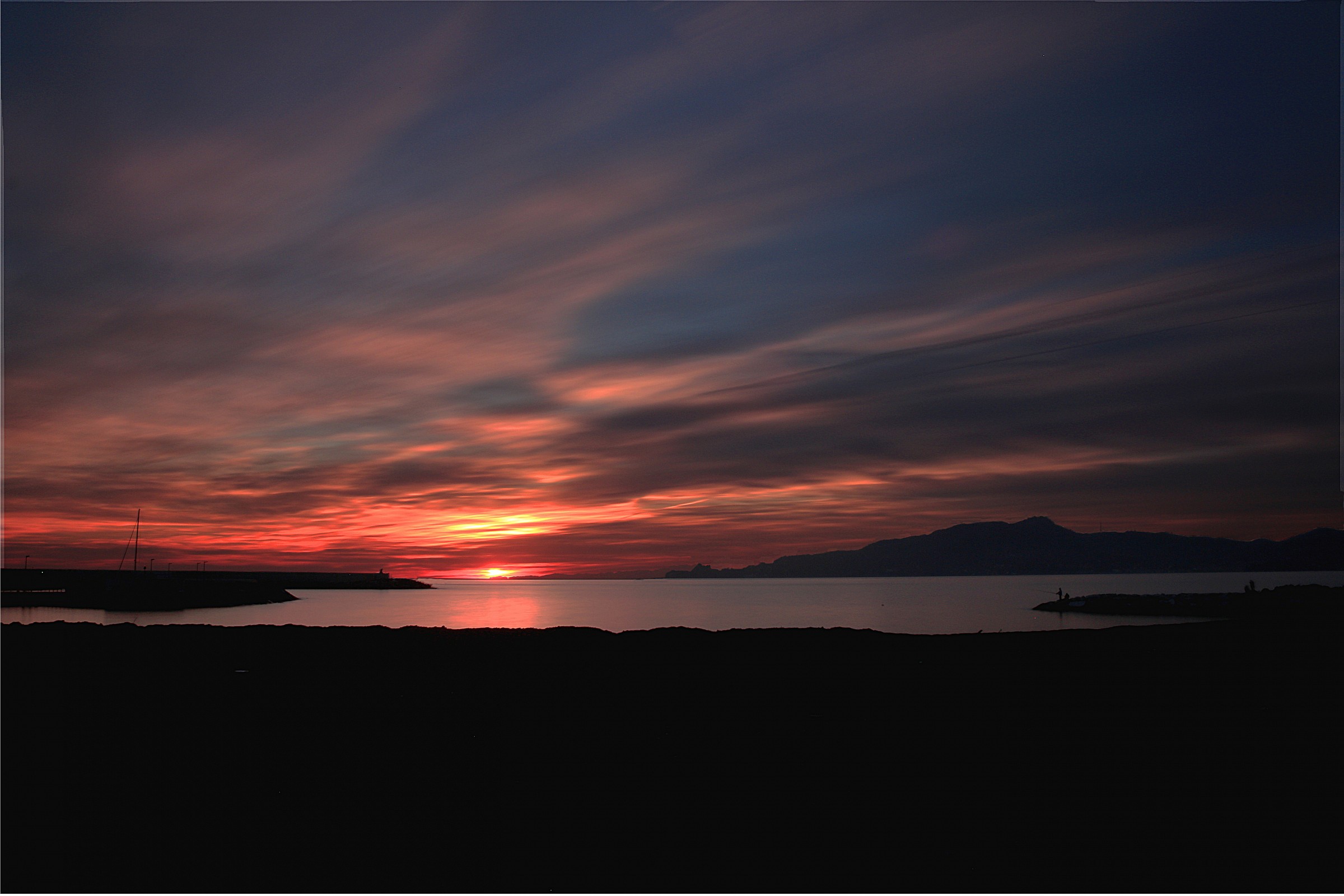 chiavari al tramonto