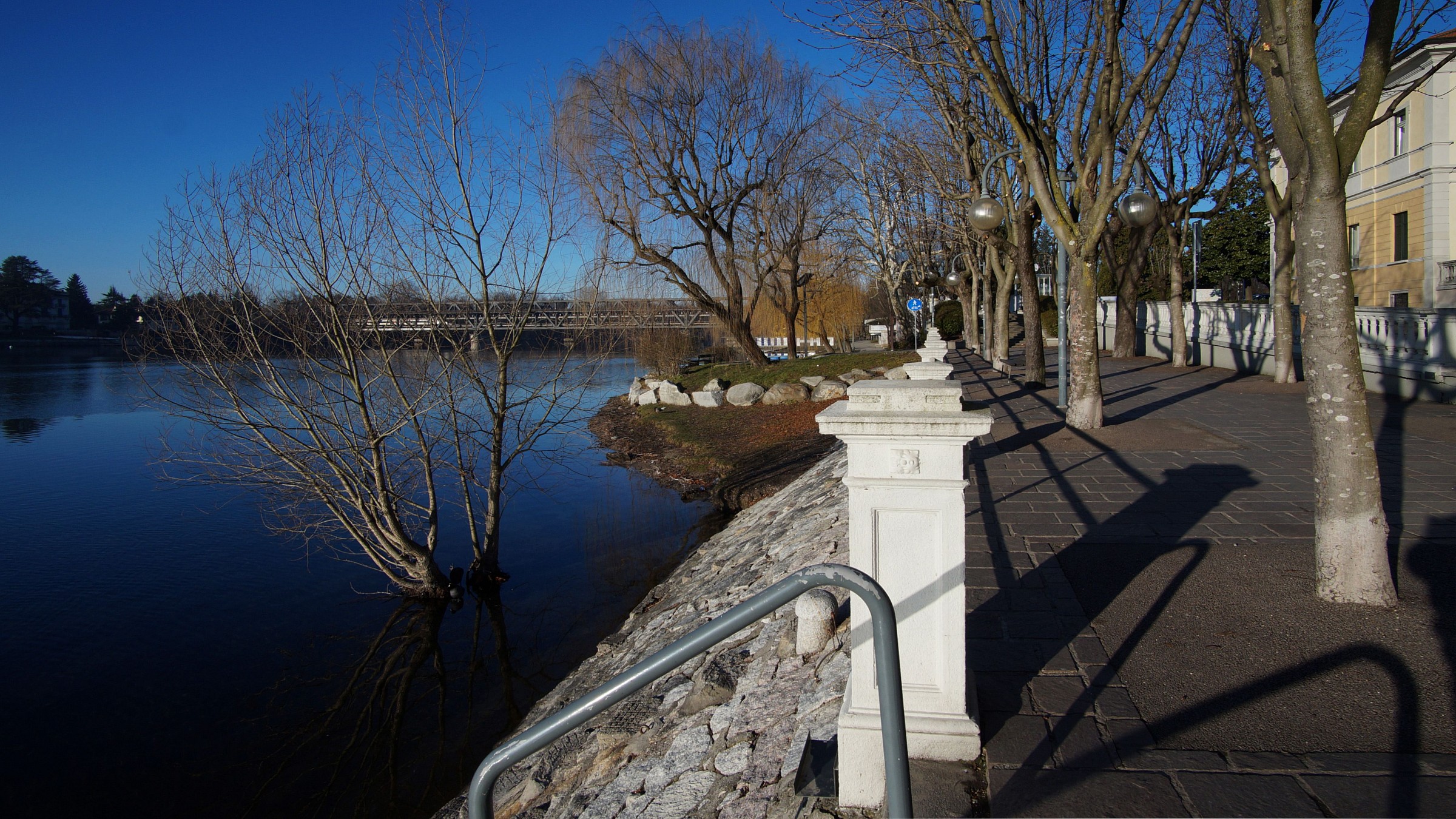 Morning of a sunny day in February