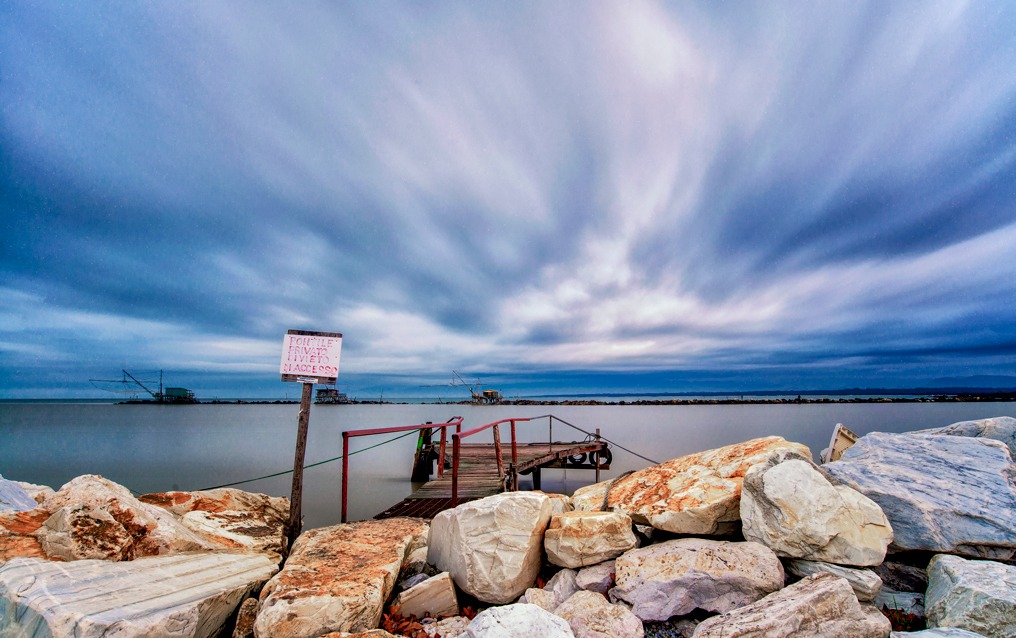 Calambrone lunga esposizione