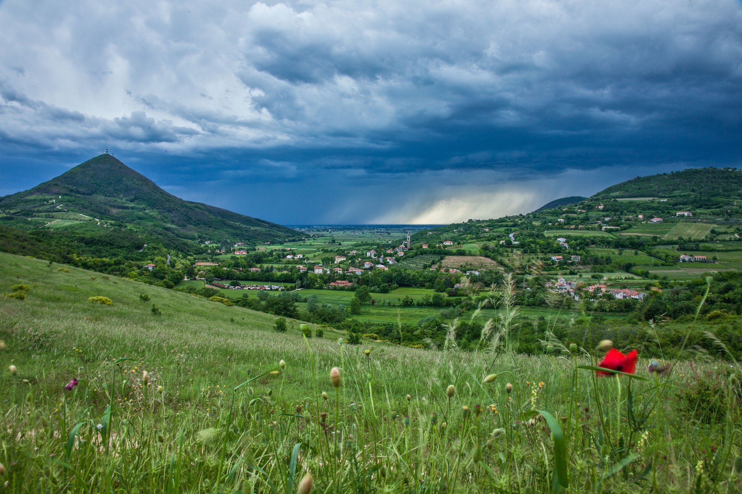 Storm on the plain