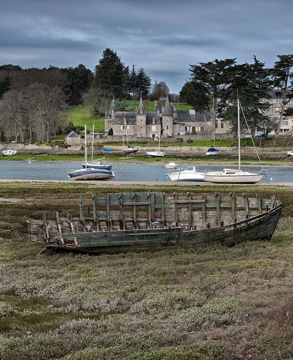 relitto in secca a Locquirec