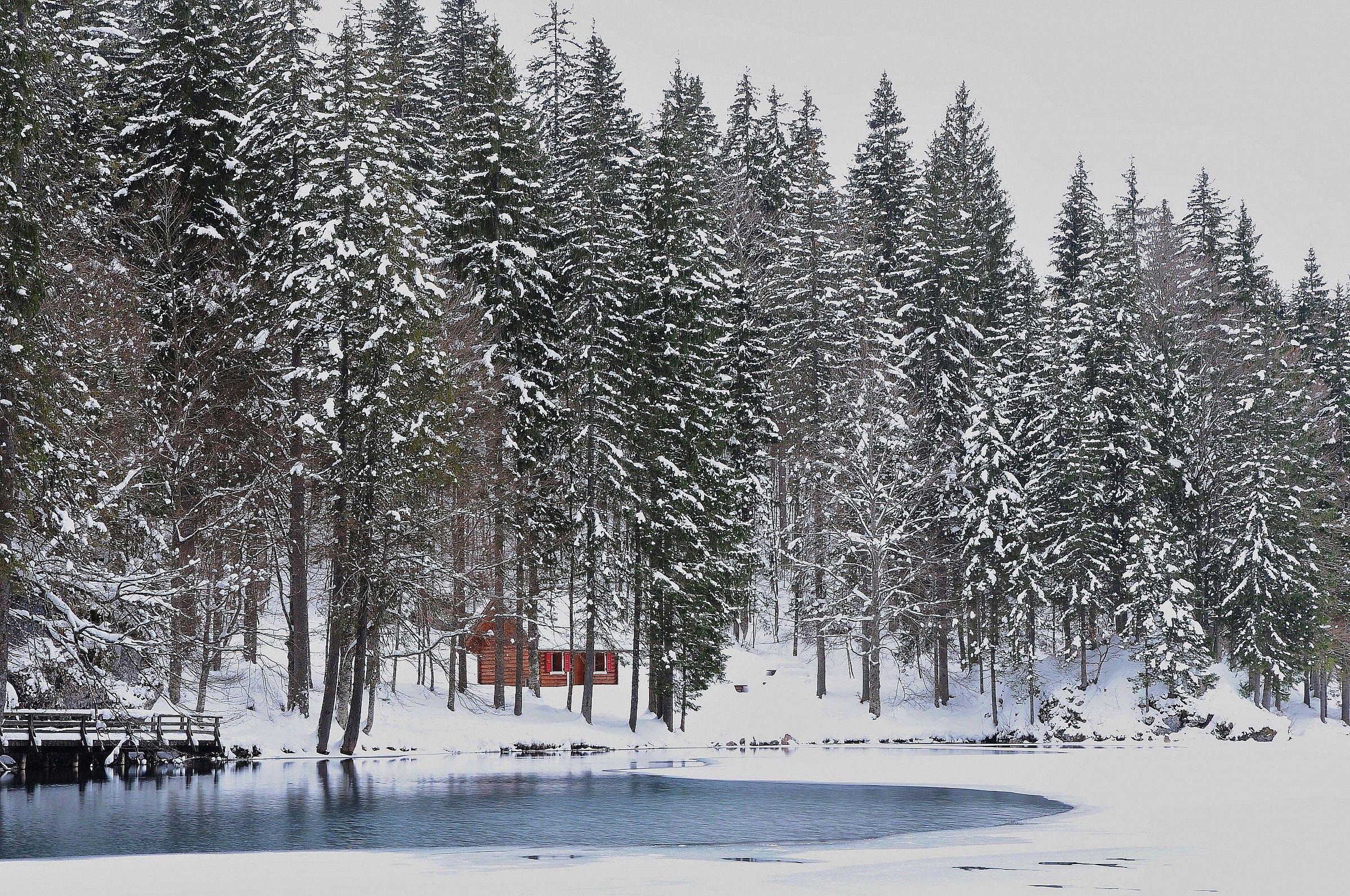 Lower lake in Fusine (Tarvisio UD)