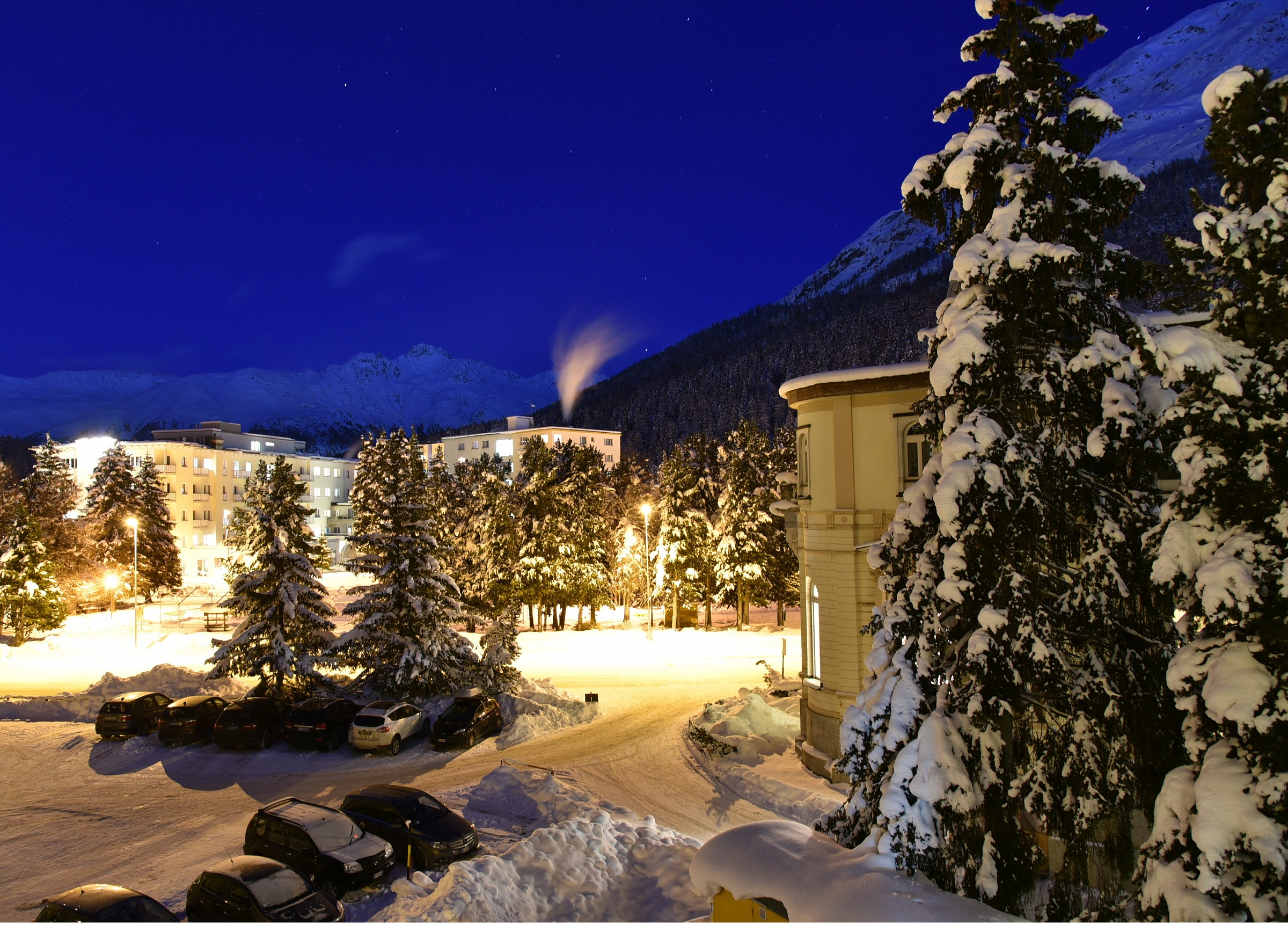 1 - sera  dalla finestra della camera