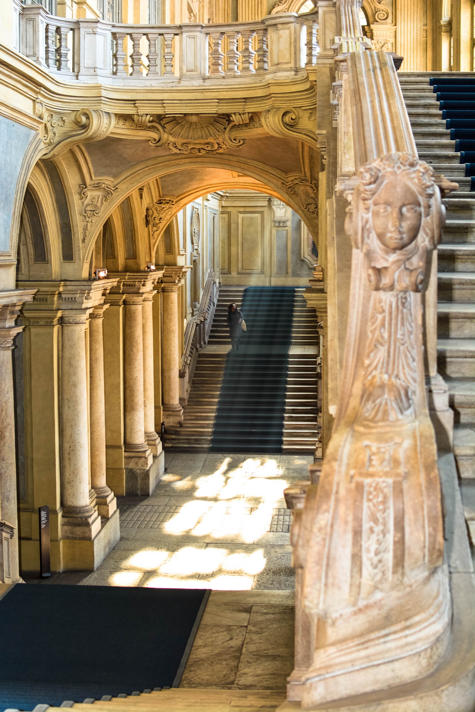 Palazzo Madama, lo scalone del Juvarra