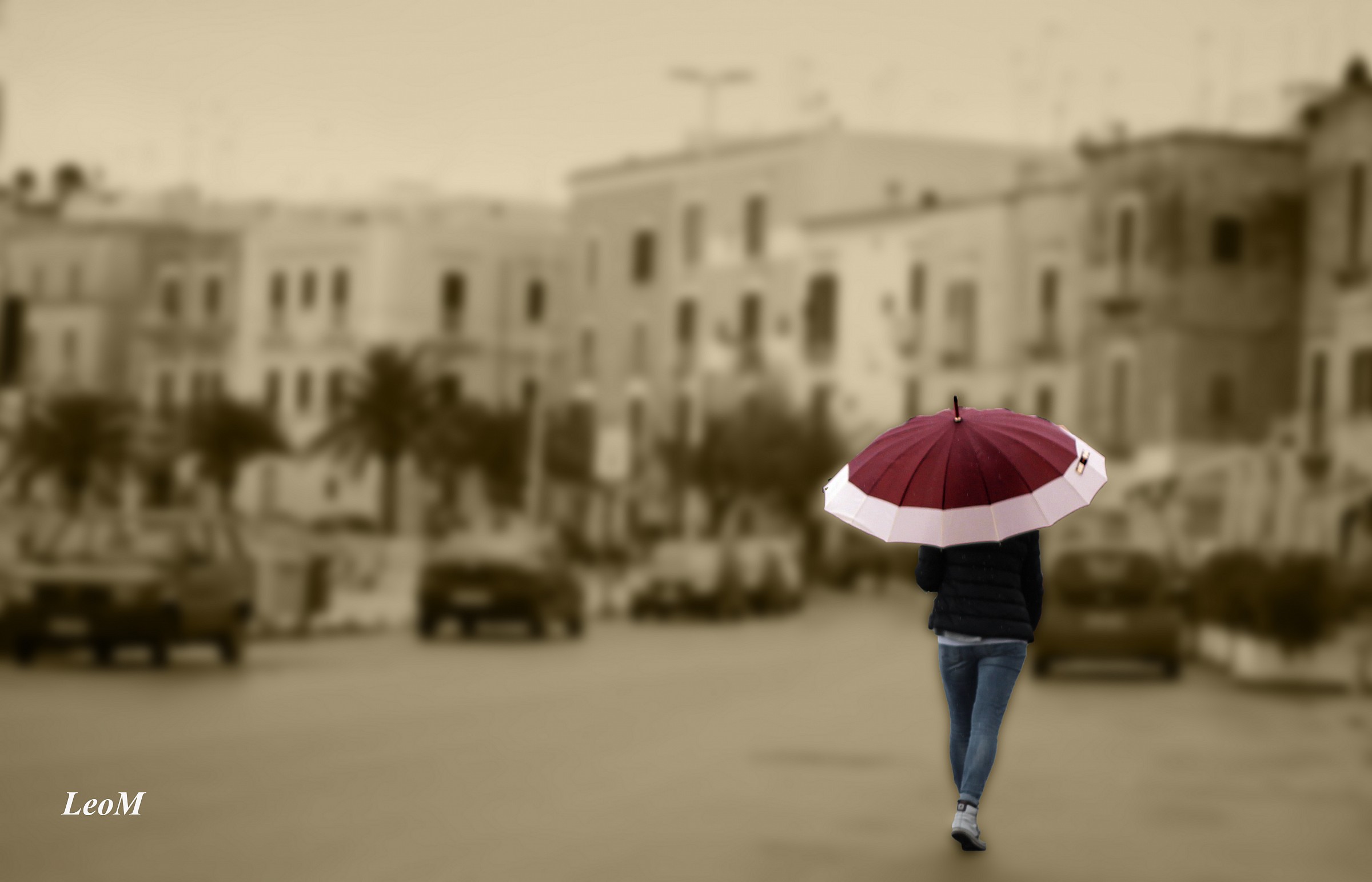 sola me ne vo per la città