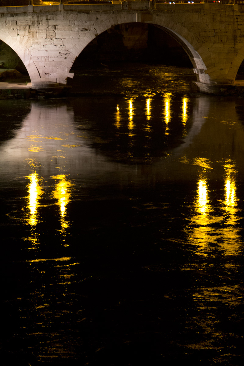Reflections under the arches