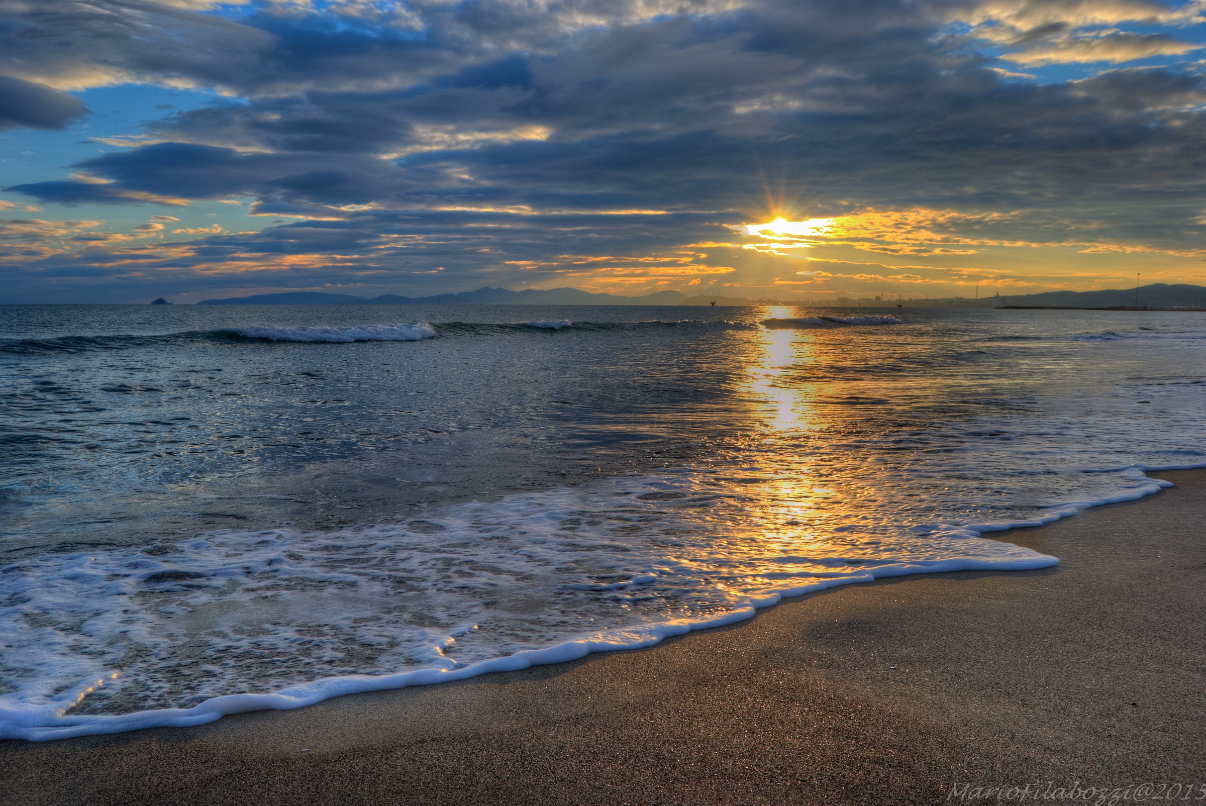 Tramonto in Val di Cornia