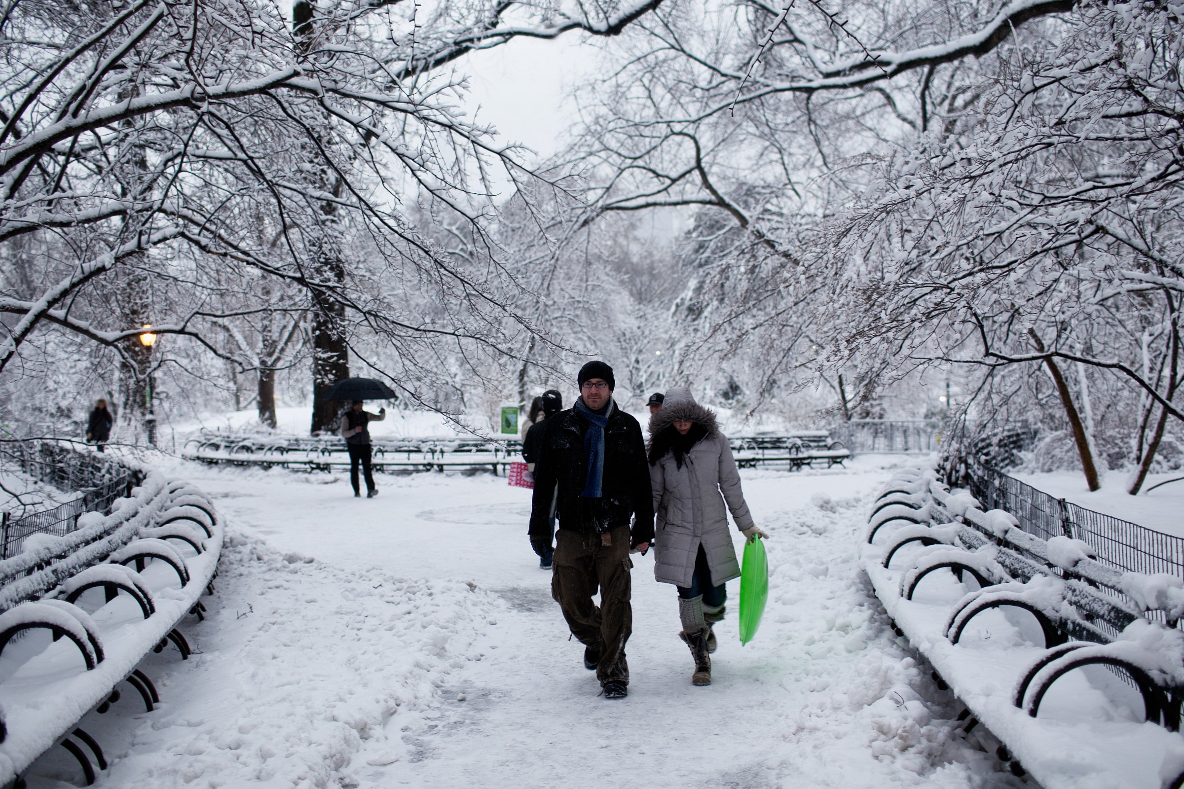 Winter game in Central Park