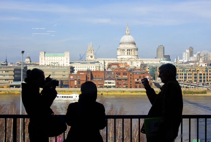 a window overlooking the river