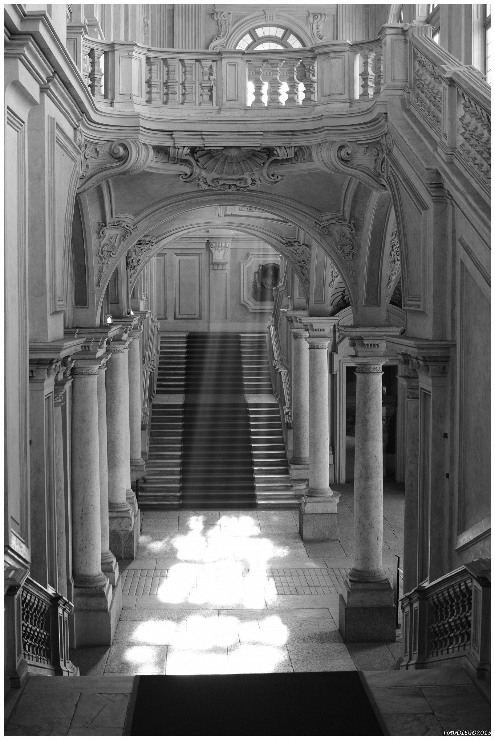 Lo scalone del Juvarra, versione b/n