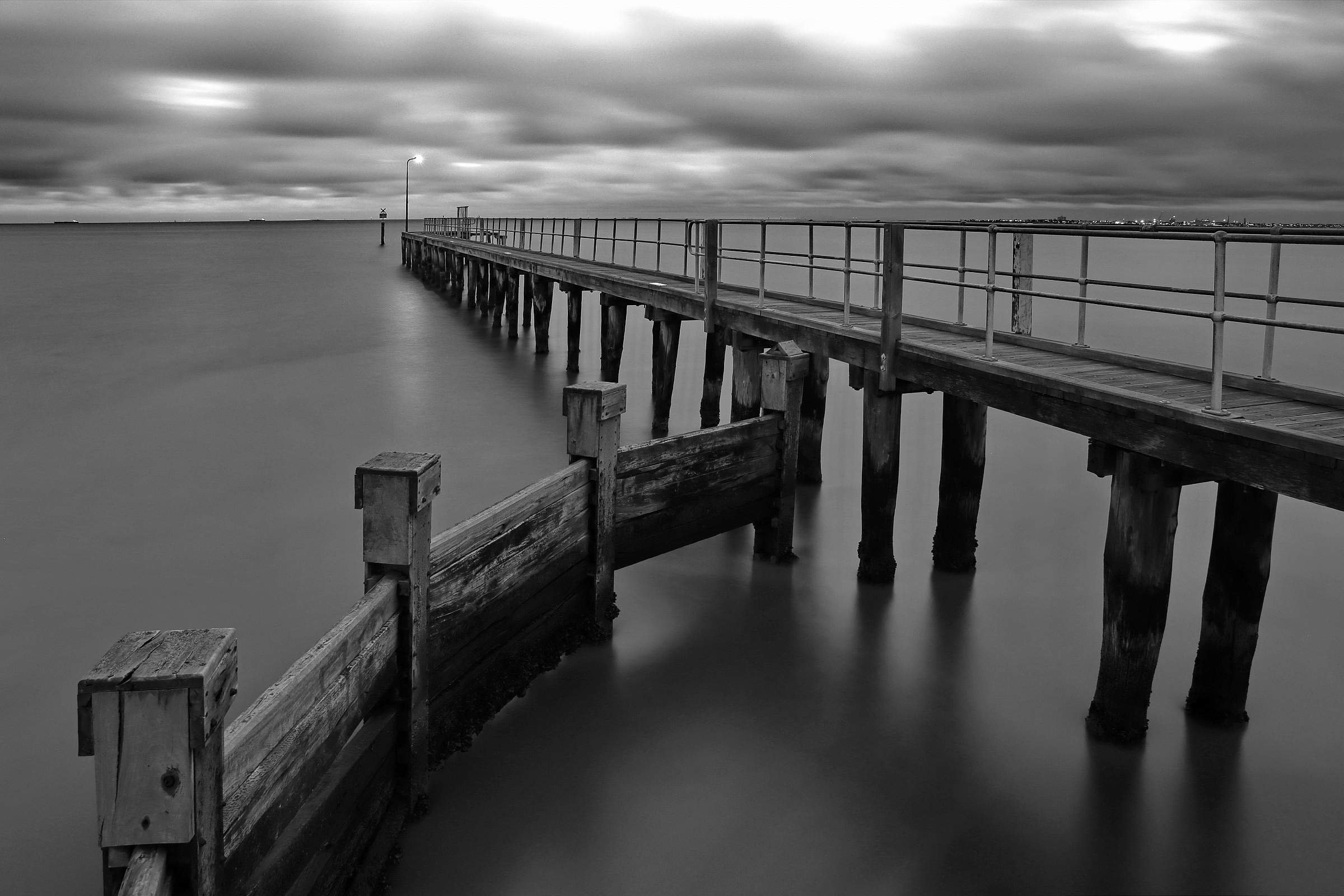 view of the harbour from St. Kilda