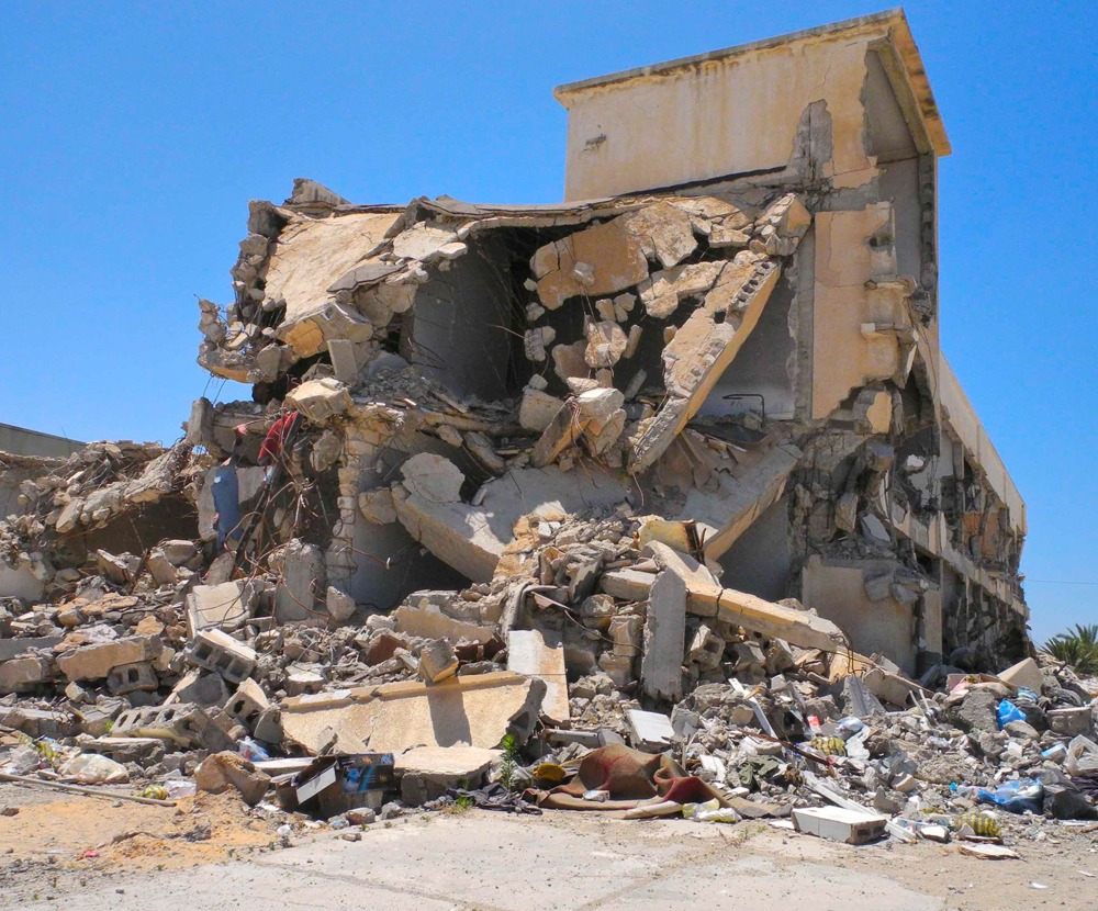 After the air strike