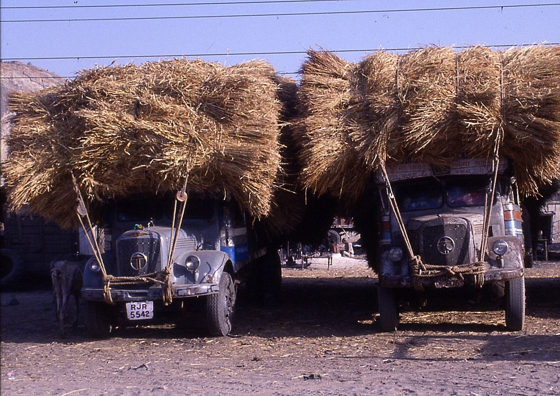 Transport-Loads protruding