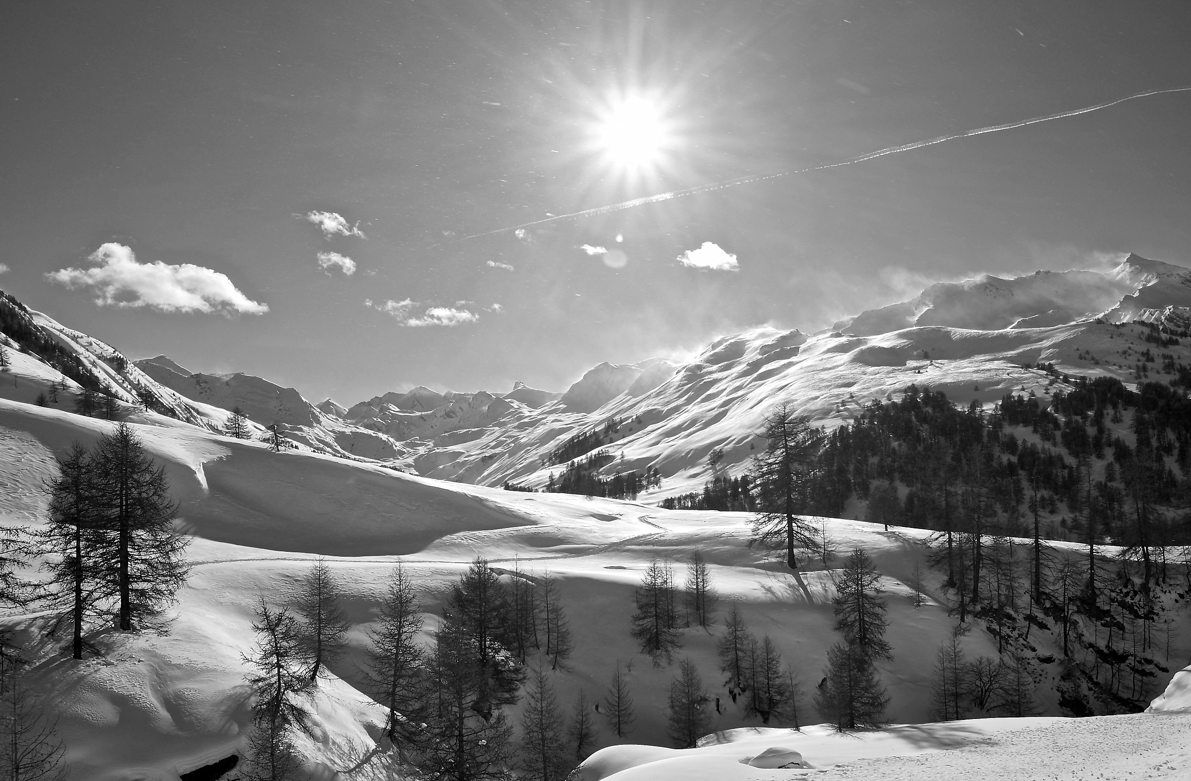 Vento forte in quota