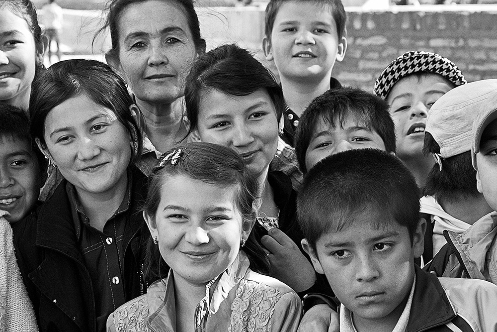 Usbekistan - scolaresca in gita