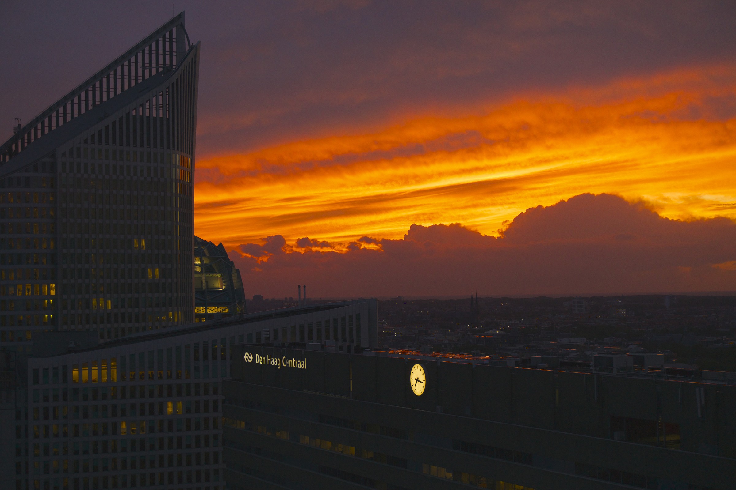 Sunset in The Hague