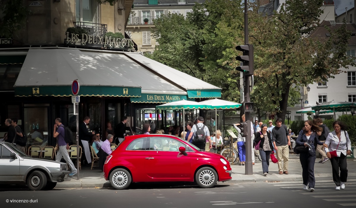 Parking in Les Deux Magots