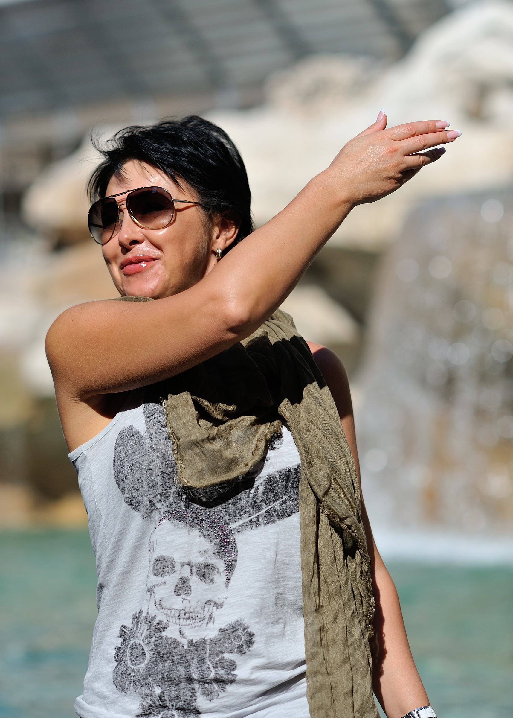 Roma-Il fascino di Fontana di Trevi