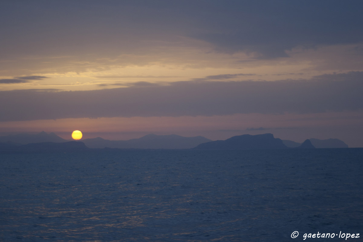 Tramonto sul Tirreno