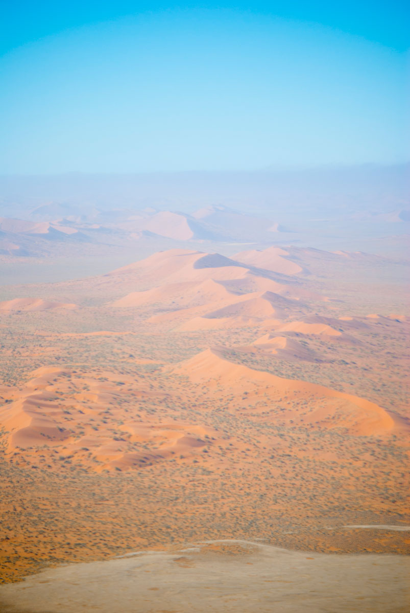 flying over the Namib
