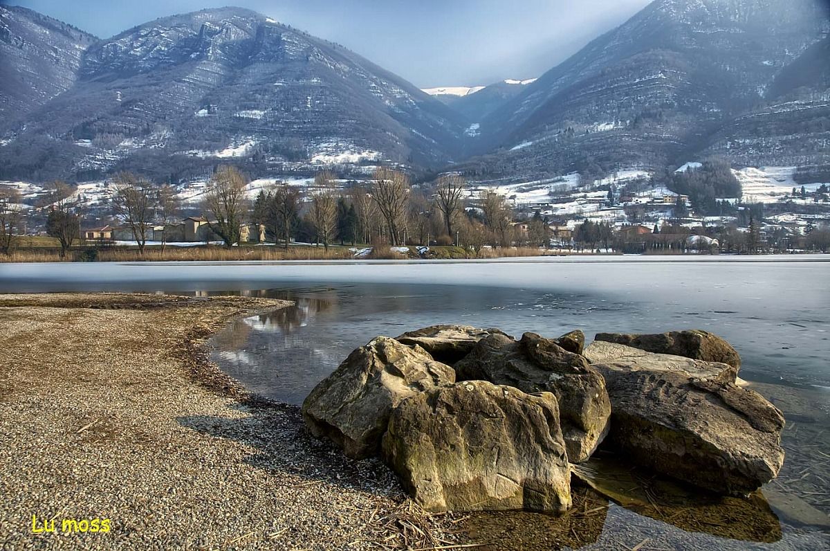 Winter Time on Endine Lake