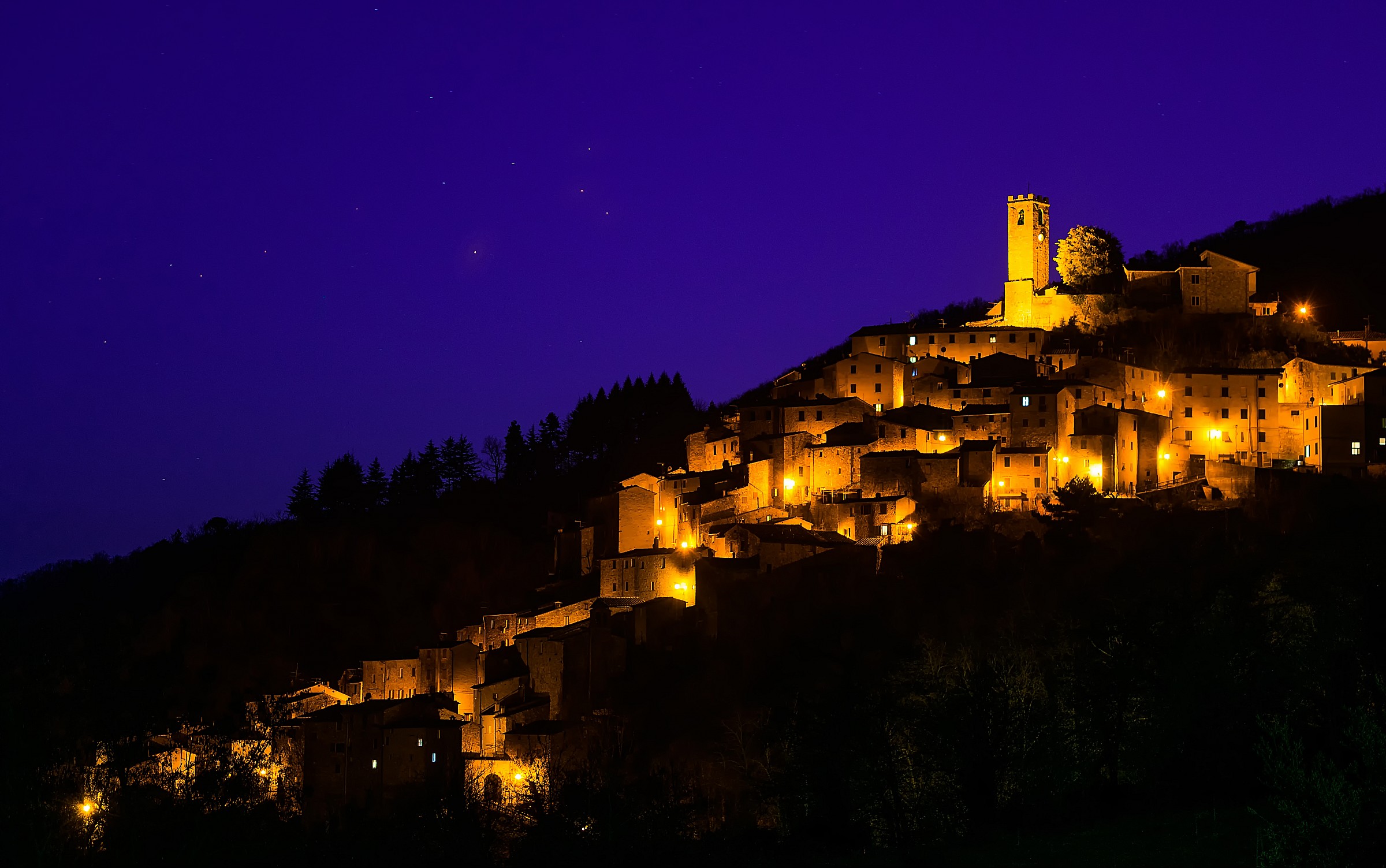 Night of Castelnuovo Val Di Cecina
