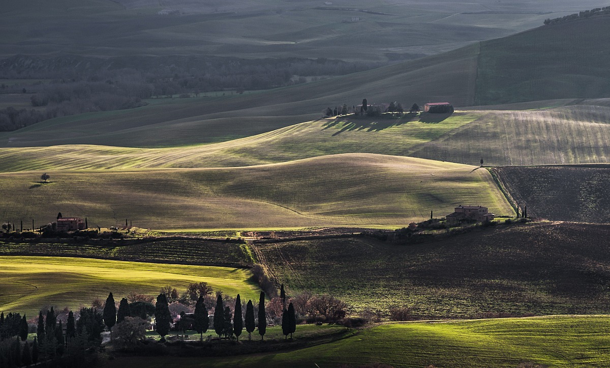 Orcia ... as an oil on canvas