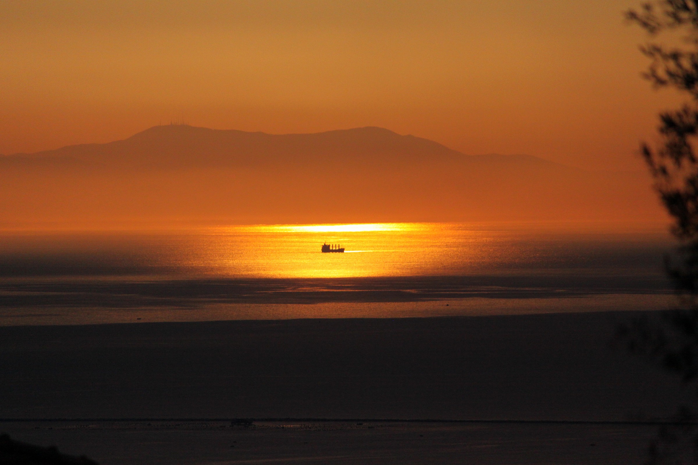 Mare-Tramonto su Golfo di La Spezia da casa