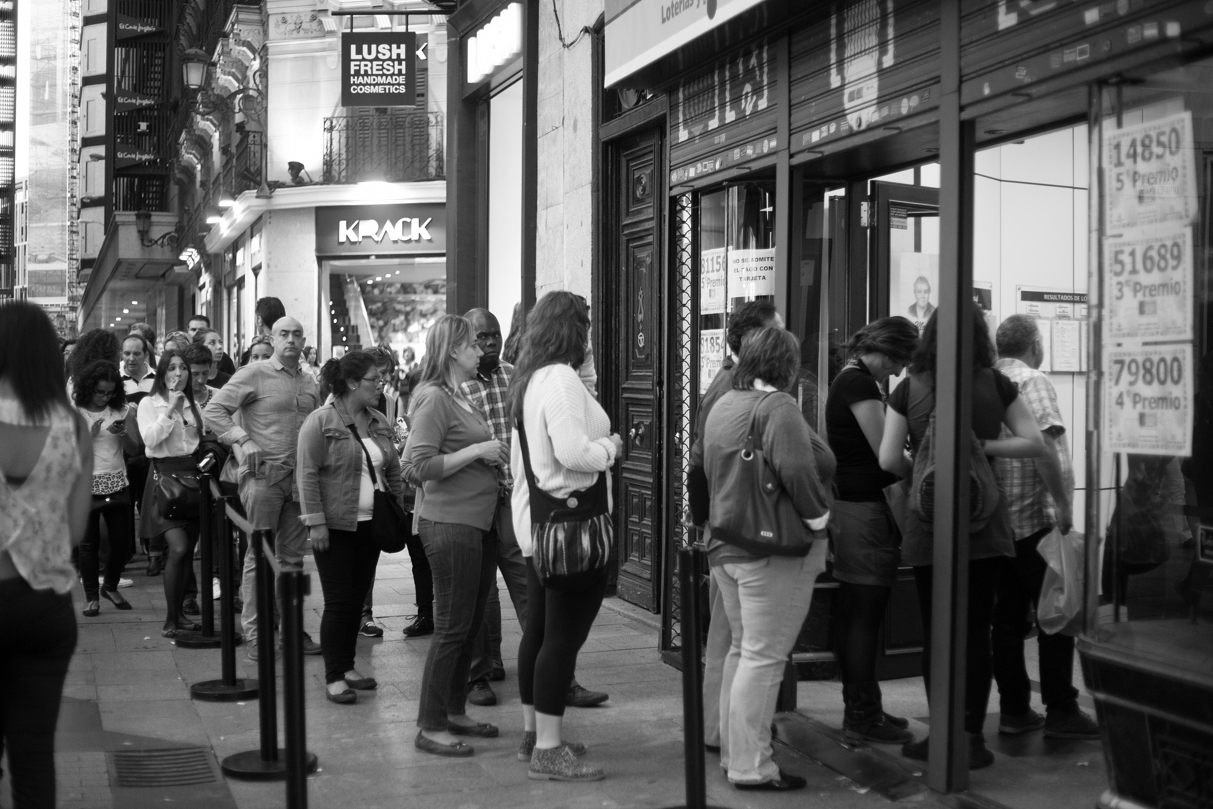 In line to play the lottery ....... !!