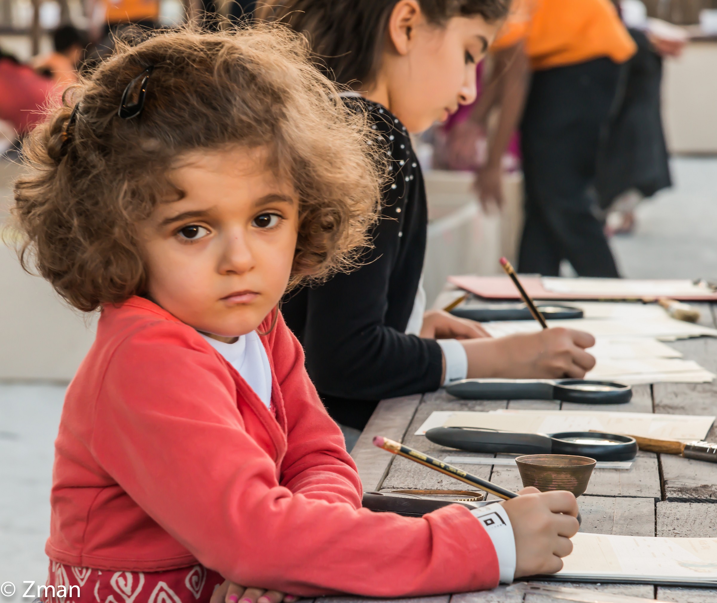 Giovane viso d'angelo