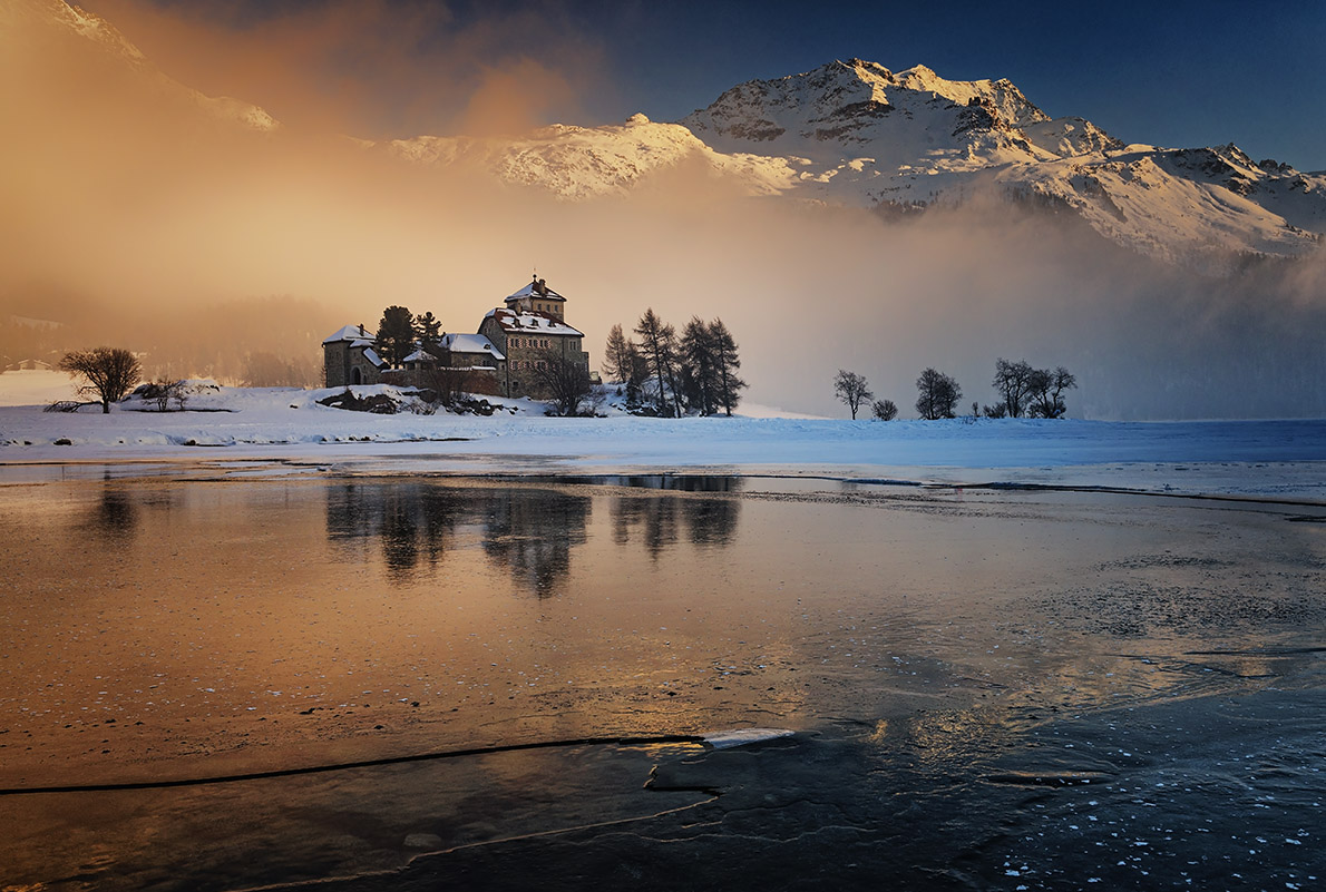 Tramonto tra i ghiacci