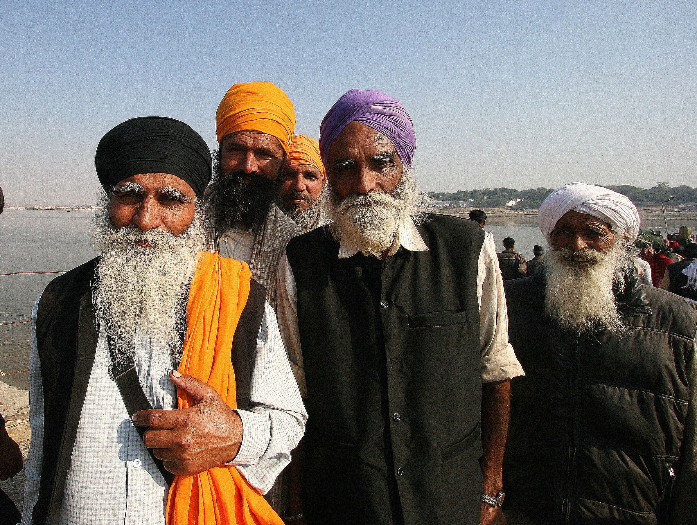 On the right bank of the Ganges
