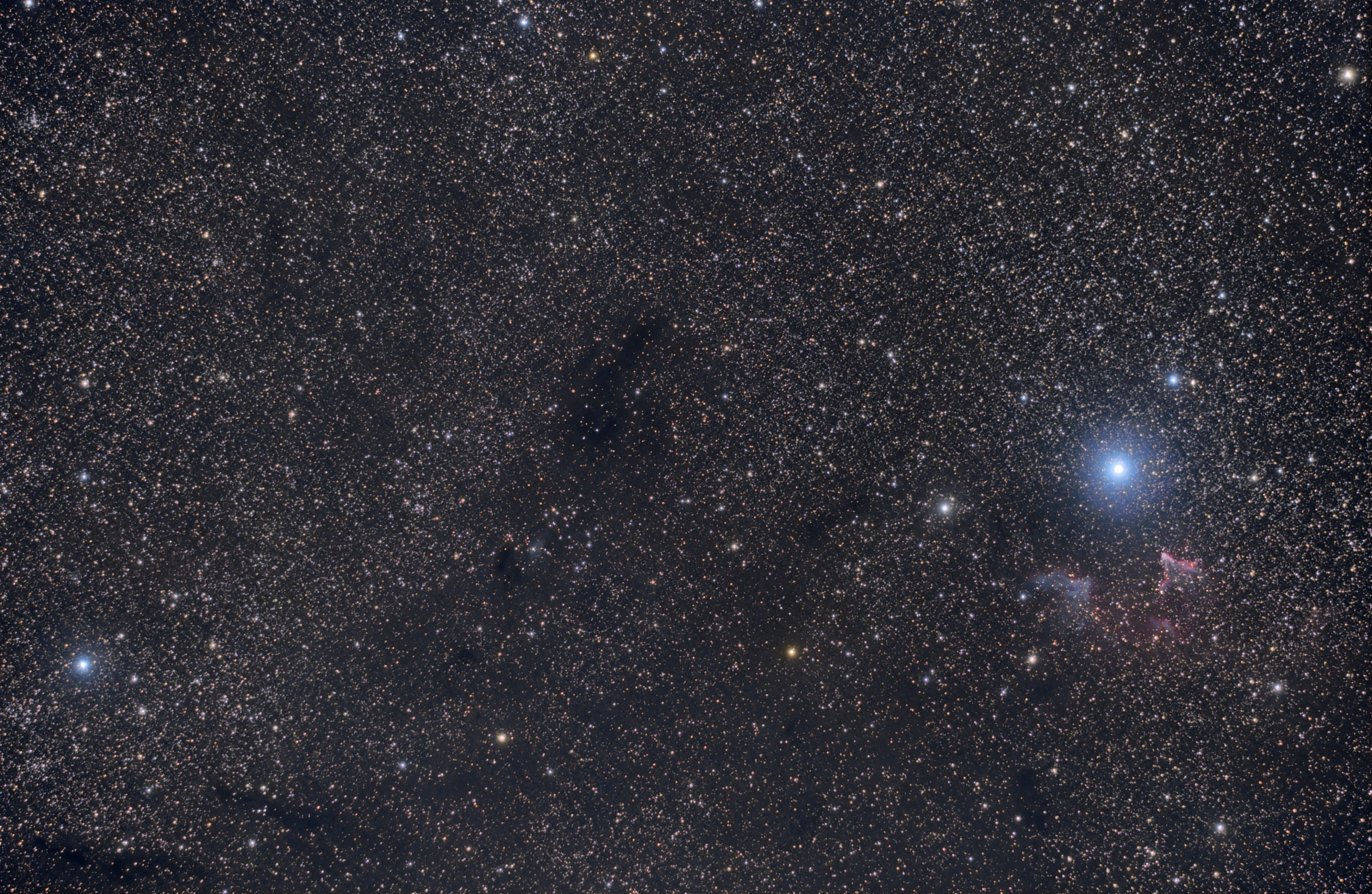 Gamma cassiopea and Ghost nebulae