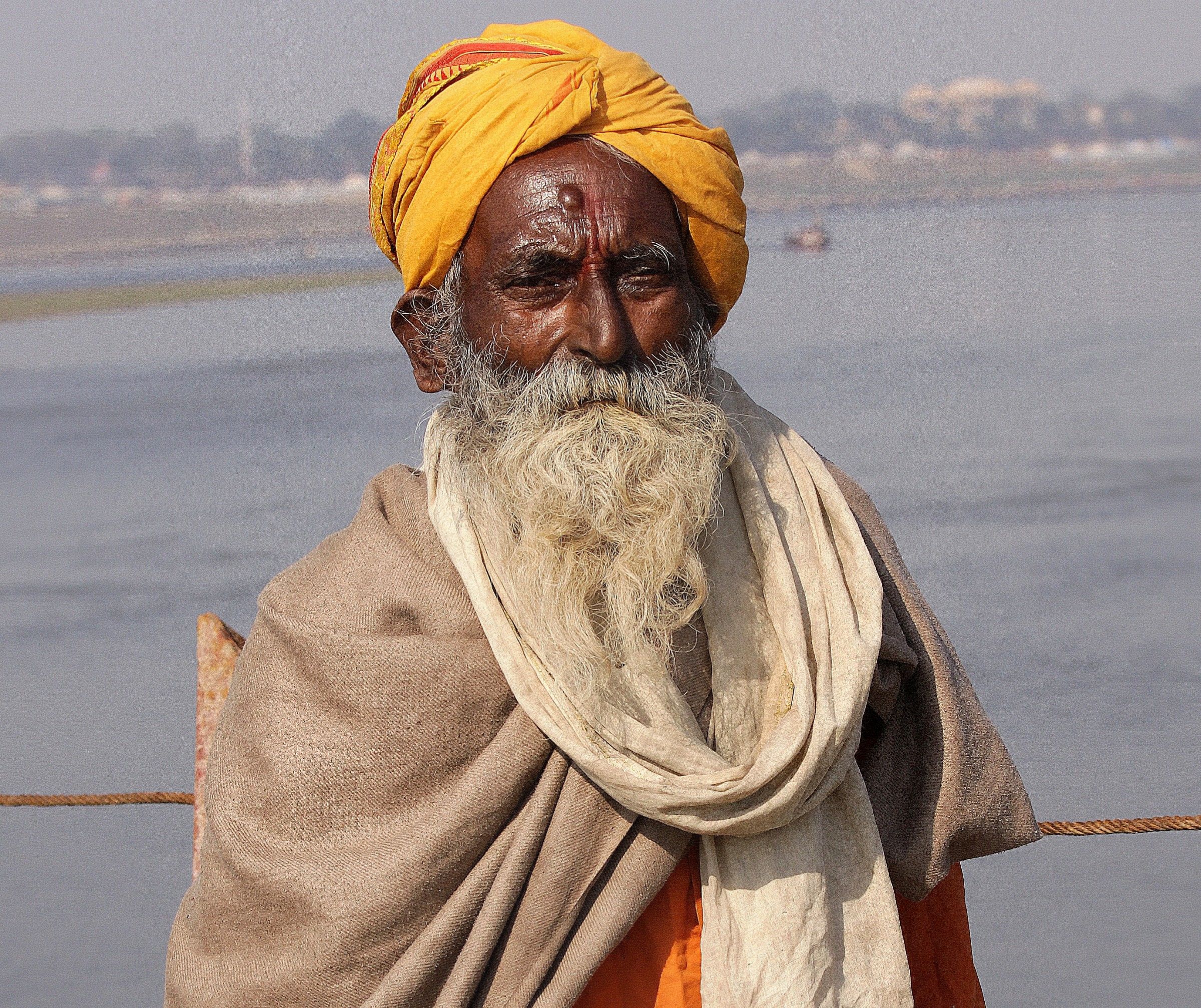 On the right bank of the Ganges