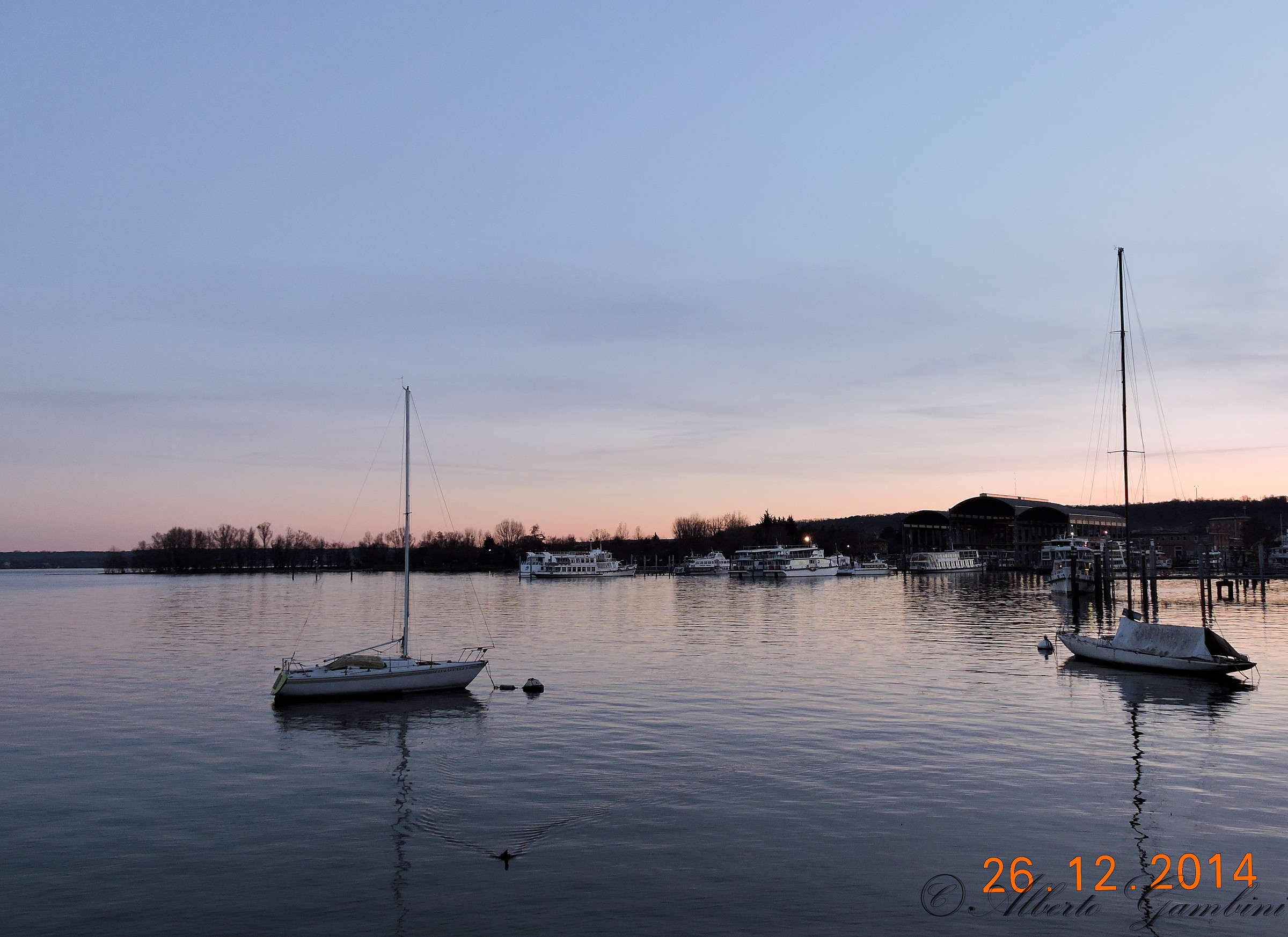 Sunset on Lake Maggiore