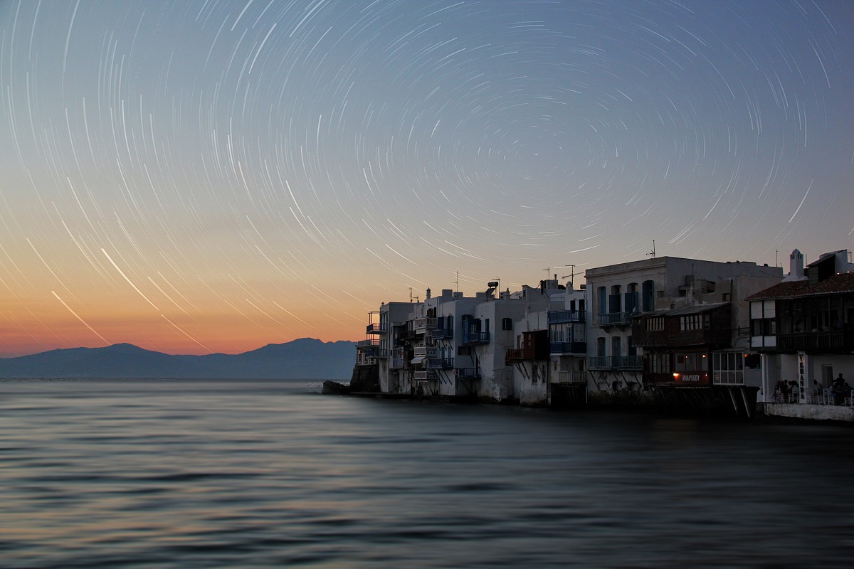 mykonos al tramonto