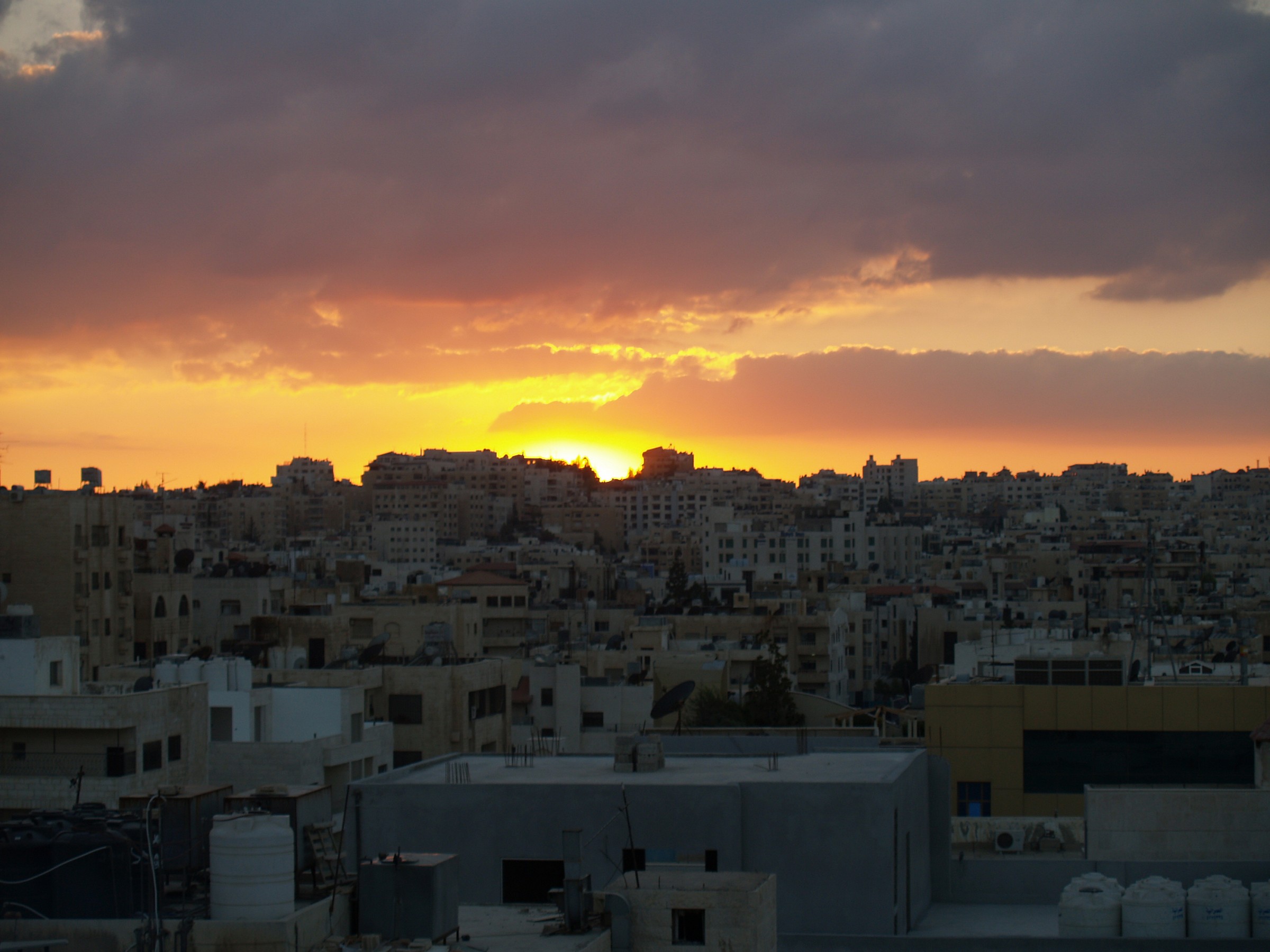 Sunset on Amman