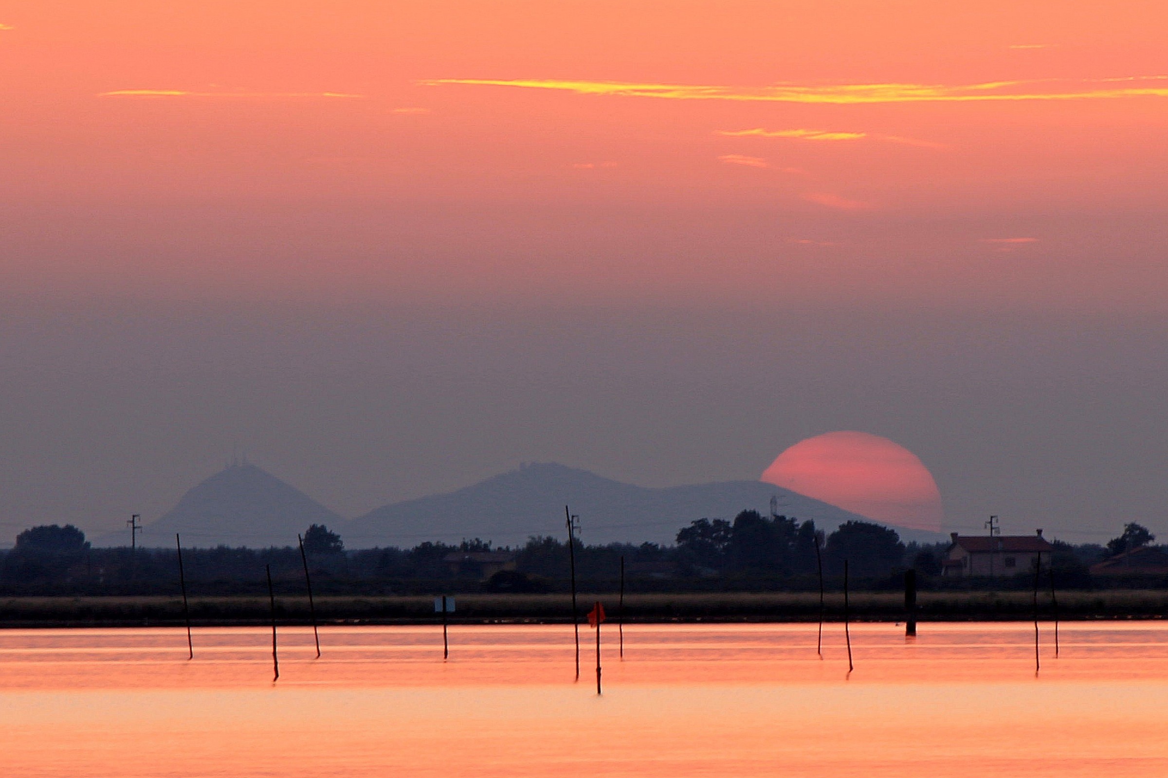 Tramonto sui colli Padovani