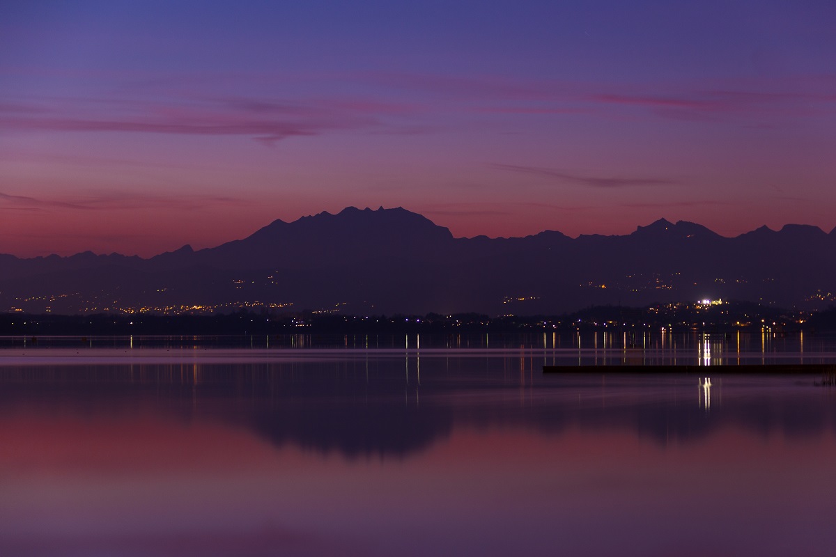 Monte Rosa with reflection
