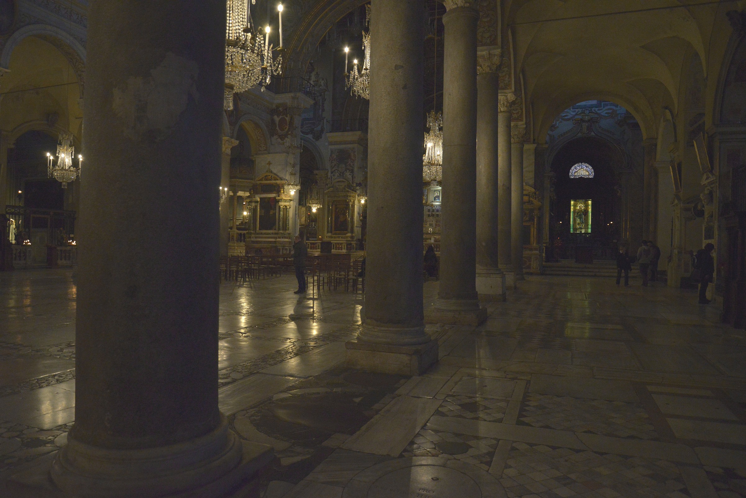 colonnade of the Franciscan church