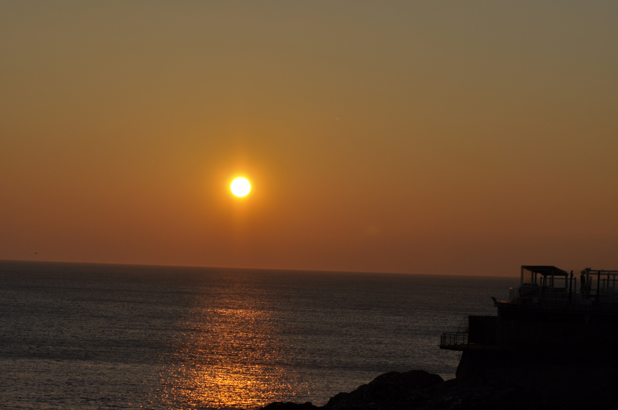 sunset in Genoa Quinto